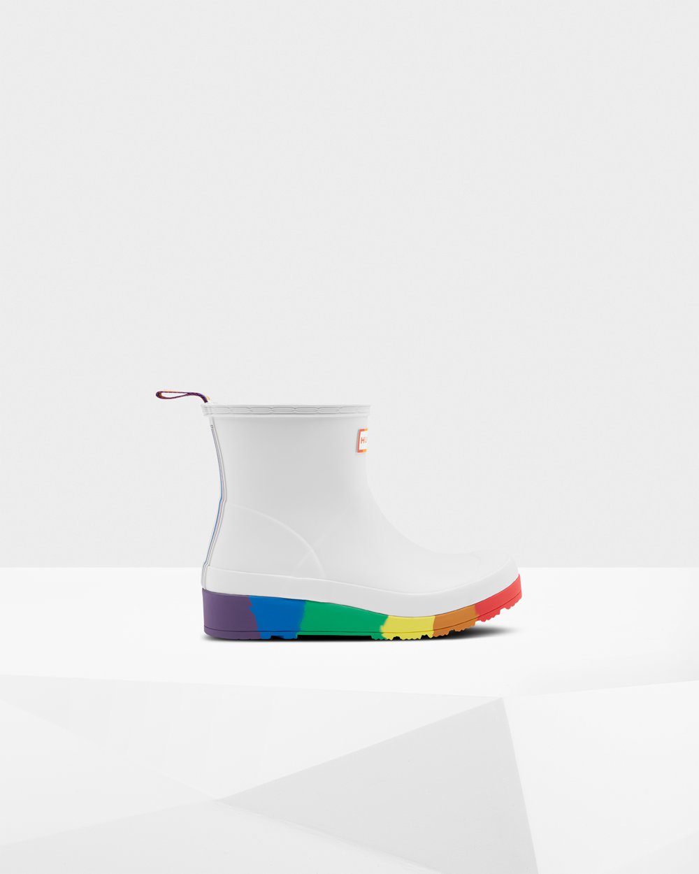 Botas Play Hunter Feminina Branco - Original Pride Flatform Rain - 27VTFLOGM